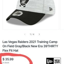 New Era Las Vegas Raiders // 39thirty Style // Size Medium- Large