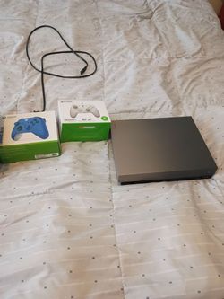 Xbox One X Console with Controllers Bundle and games