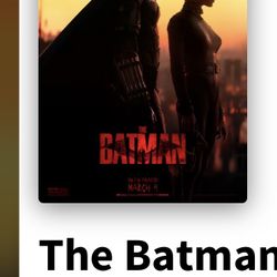 BATMAN DBOX Ticket Saturday March 5