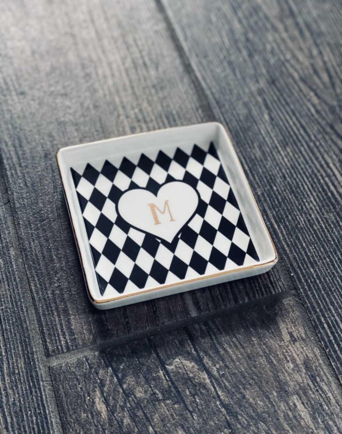 New M Jewelry Dish