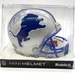 Signed Carolina Panthers Mini Helmet W/COA