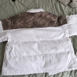 Supreme Leather Yoke Puffer FW25