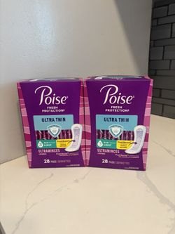 Poise Pads, 2x$9