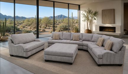 Living Spaces Sectional Couch + DELIVERY