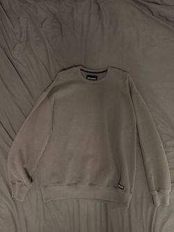 Hollister Dark Grey Oversized Crewneck Sweatshirt
