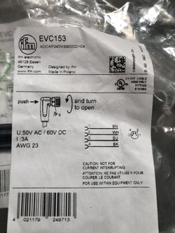 IFM EVC153 Cable Assembly Fitting