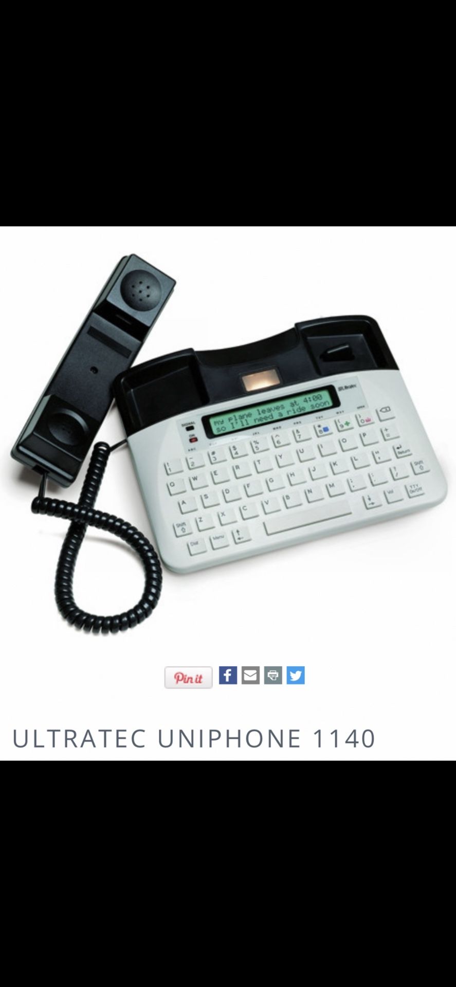 Ultratec Uniphone 1140