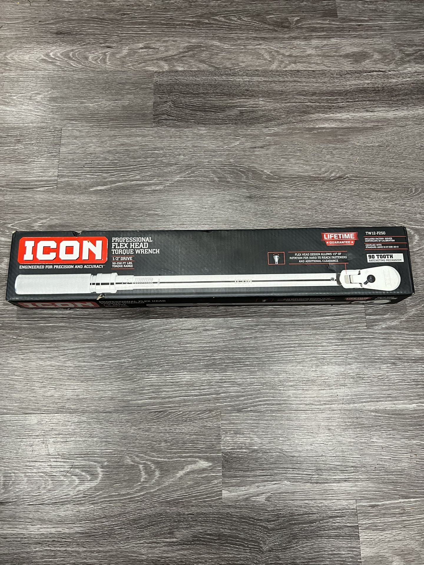 Icon Profesional Flex Head Torque Wrench 1/2 Drive