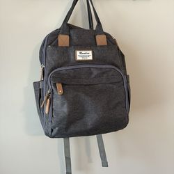 Diaper Bag Backpack (Grey)
