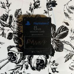 8mb Memory Card SCPH-10020 Sony Playstation 2 PS2