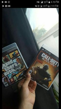 Blackops 3 and gta 5 for ps3