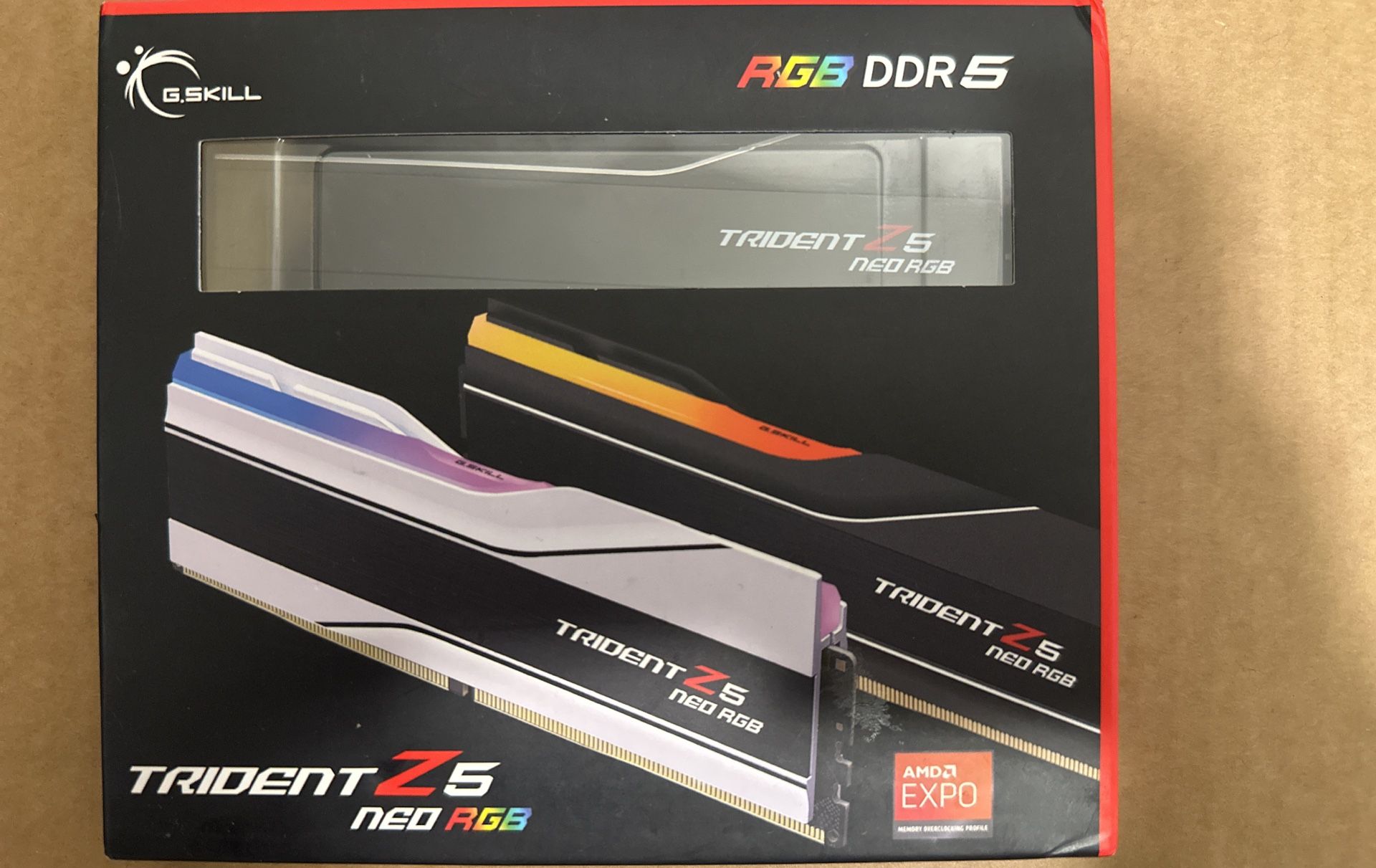 32GB G.Skill DDR5 Trident Z5 Neo RGB 6000MHz CL30 1.35V Dual Channel Kit (2X 16GB) Black