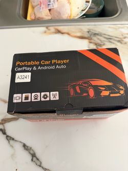 Portable car player CarPlay & Android Auto
