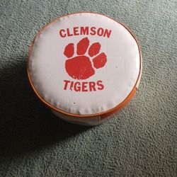 Vintage Clemson Ottoman