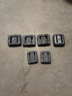 Dive weights - 5 & 4 lb hard weights