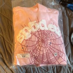 pink spider hoodie