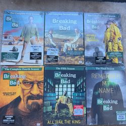 Breaking Bad DVDs Seasons  1-6 