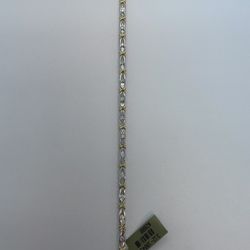 14k Gold Diamond Bracelet. New. 