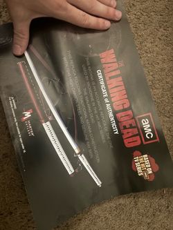 officially licensed AMC The Walking Dead Michonne Katana Prop Replica