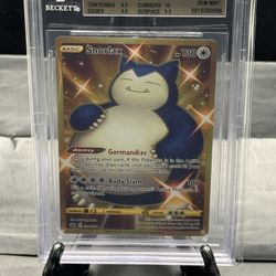Pokémon Snorlax BGS 9.5