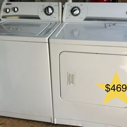 Heavy Duty Washer And Dryer Set 