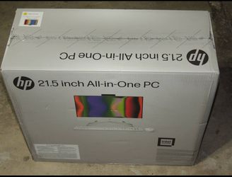 New - HP 21.5" All-in-One PC, Intel Pentium, 8GB Memory, 128GB SSD, Windows 11 Home S mode, White, 22-dd0143w