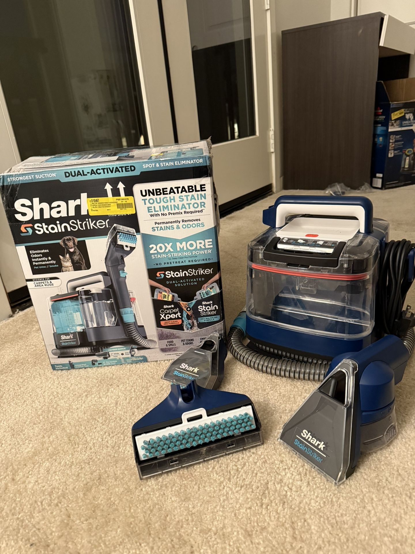 Shark StainStriker Portable Carpet & Upholstery Cleaner