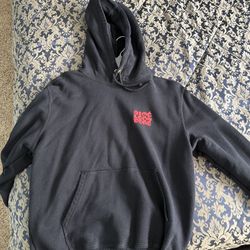 Aimé Leon Dore Stacked Logo Hoodie (Jet Black) - M