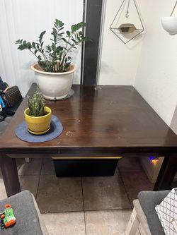 Brown Wooden Table
