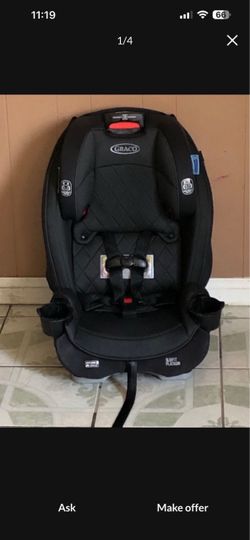 GRACO SLIM FIT PLATINUM CONVERTIBLE CAR SEAT!!!!