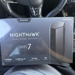 Netgear  Nighthawk Rs200 Dual Band WiFi 7 Router 