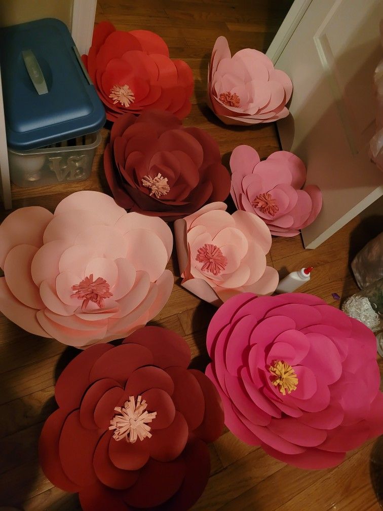 Paper Flowers - Flower Arch