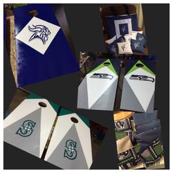Corn Hole game boards. Custom Made To Order 