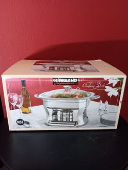 Vintage Kirkland Signature 4 Quart Stainless Steel Chafing Dish Item # 877322