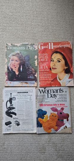 Vintage WOMAN'S DAY magazines