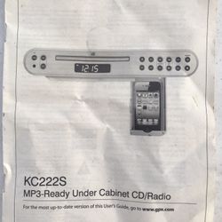 Under The Cabinet CD Player