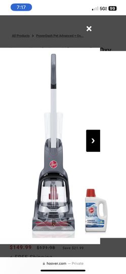 Used Hoover Pet Carpet Cleaner