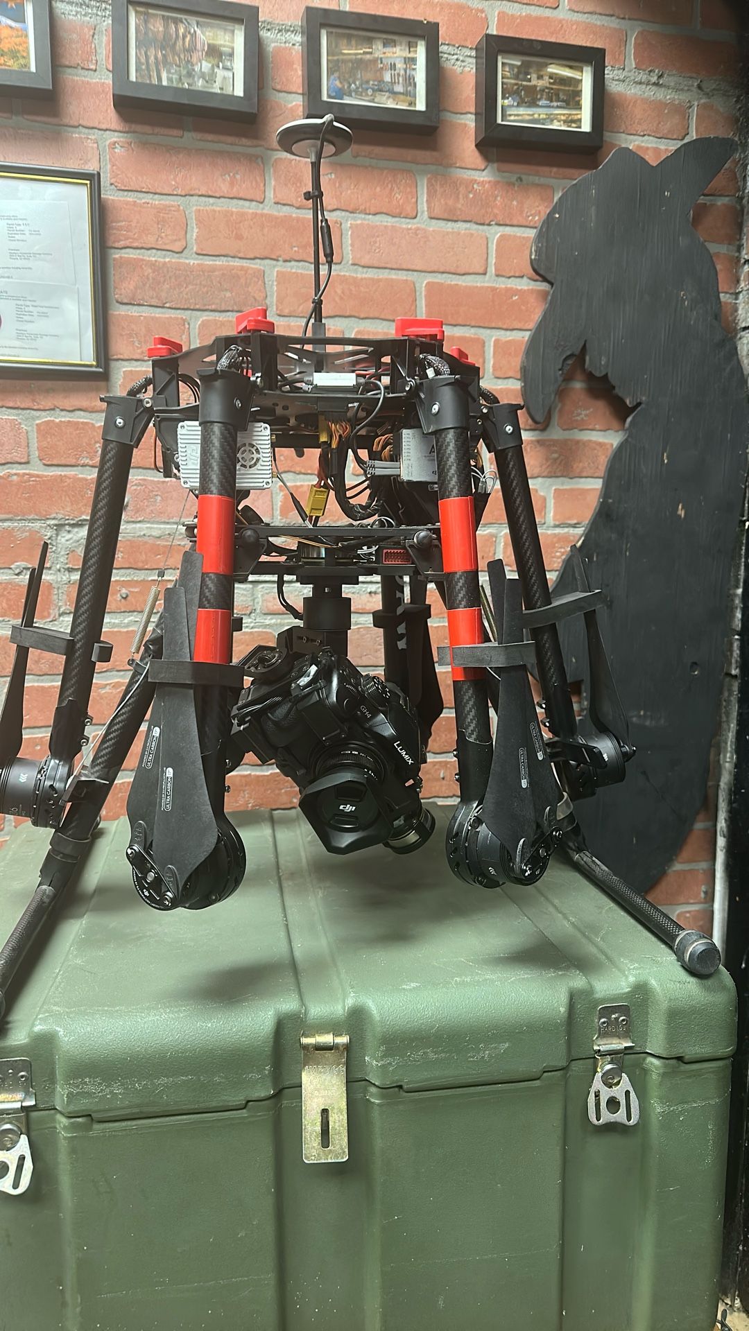 DJI S900 Lots Of Upgrades -LightBridge-Tablet