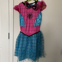 Halloween  Costume Spider Girl Pink Large 12-14years