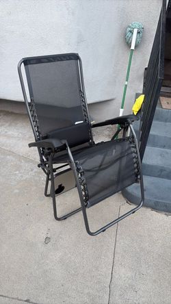 Folding Chair with side table