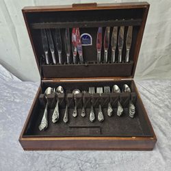 Vintage Silverware In Case