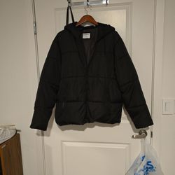 Black OLD NAVY BOMBER JACKET
