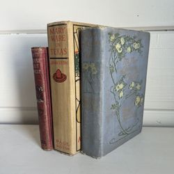 Vintage Books | Antique | Set of 3 