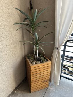 Wood Outdoor Planter from World Market.