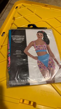 Adult Halloween Costume- 80s work out