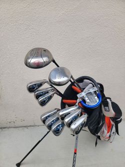 Callaway Big Bertha X-18 Pro Series Golf Club Set Right Handed Regular Flex W/Sun Mountain Three 5 Stand Bag