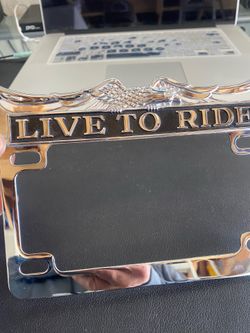 Harley Davidson license plate holder