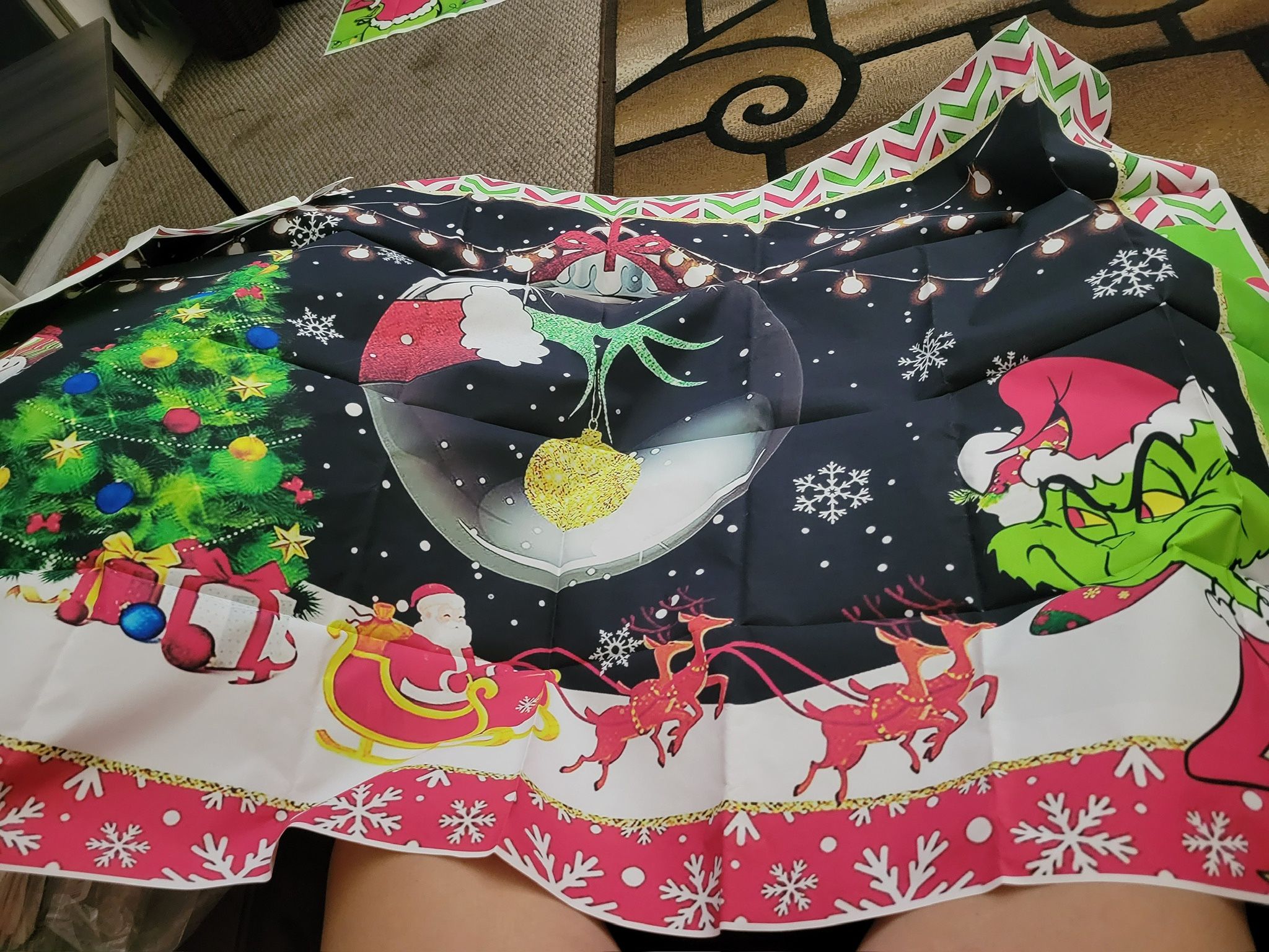 Grinch Banner Back Drop Back Ground 