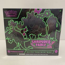 Pokemon Center Exclusive Shrouded Fable ETB Elite Trainer Box CASE FRESH