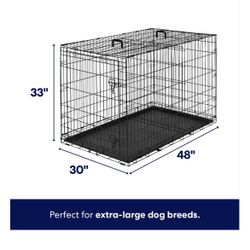 Frisco Fold Collapsible Wire Dog Crate